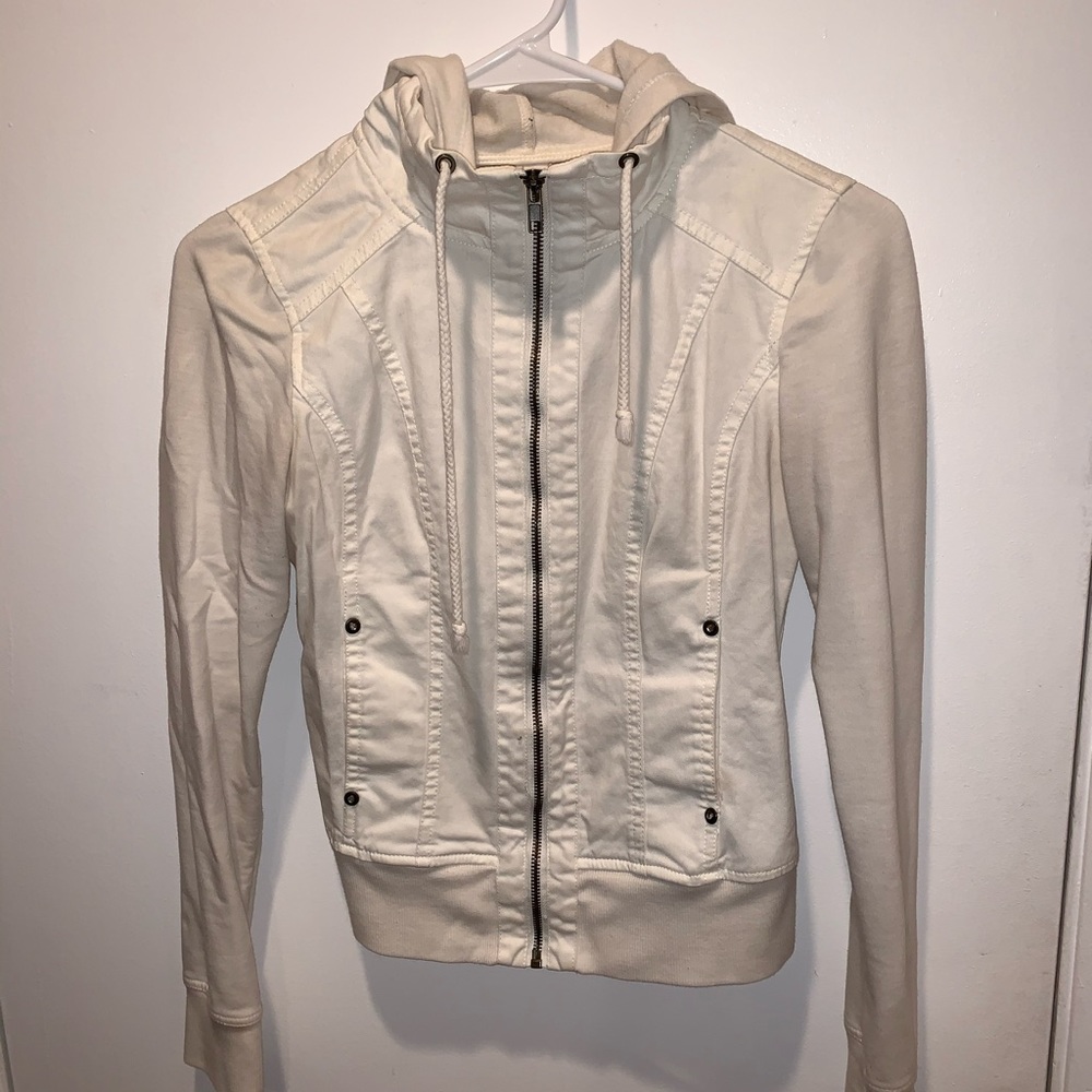 White Guess jacket xs